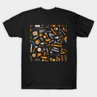 Construction Tools Patter T-Shirt